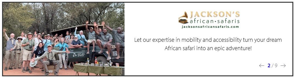 Jackson's African Safaris slide 2