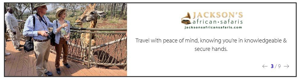 Jackson's African Safaris slide 3
