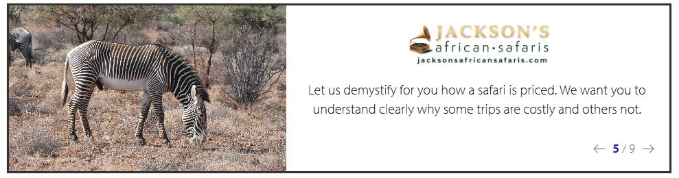 Jackson's African Safaris slide 5