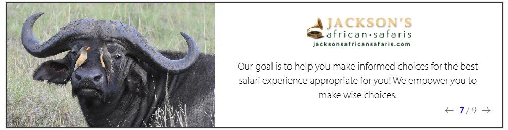 Jackson's African Safaris slide 7